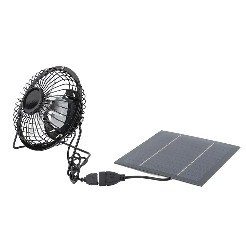 Outdoor Power Vent - Wentylator DC 4-calowy, zasilany energią słoneczną,