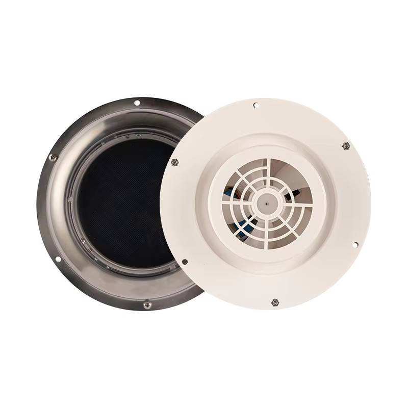 Outdoor Power Vent - Okrągły wentylator wyciągowy zasilany energią słoneczną