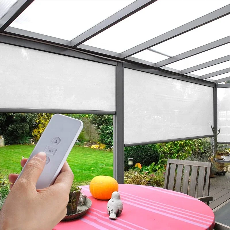 Outdoor Power Blinds - # Zewnętrzne rolety przeciwsłoneczne zasilane energią