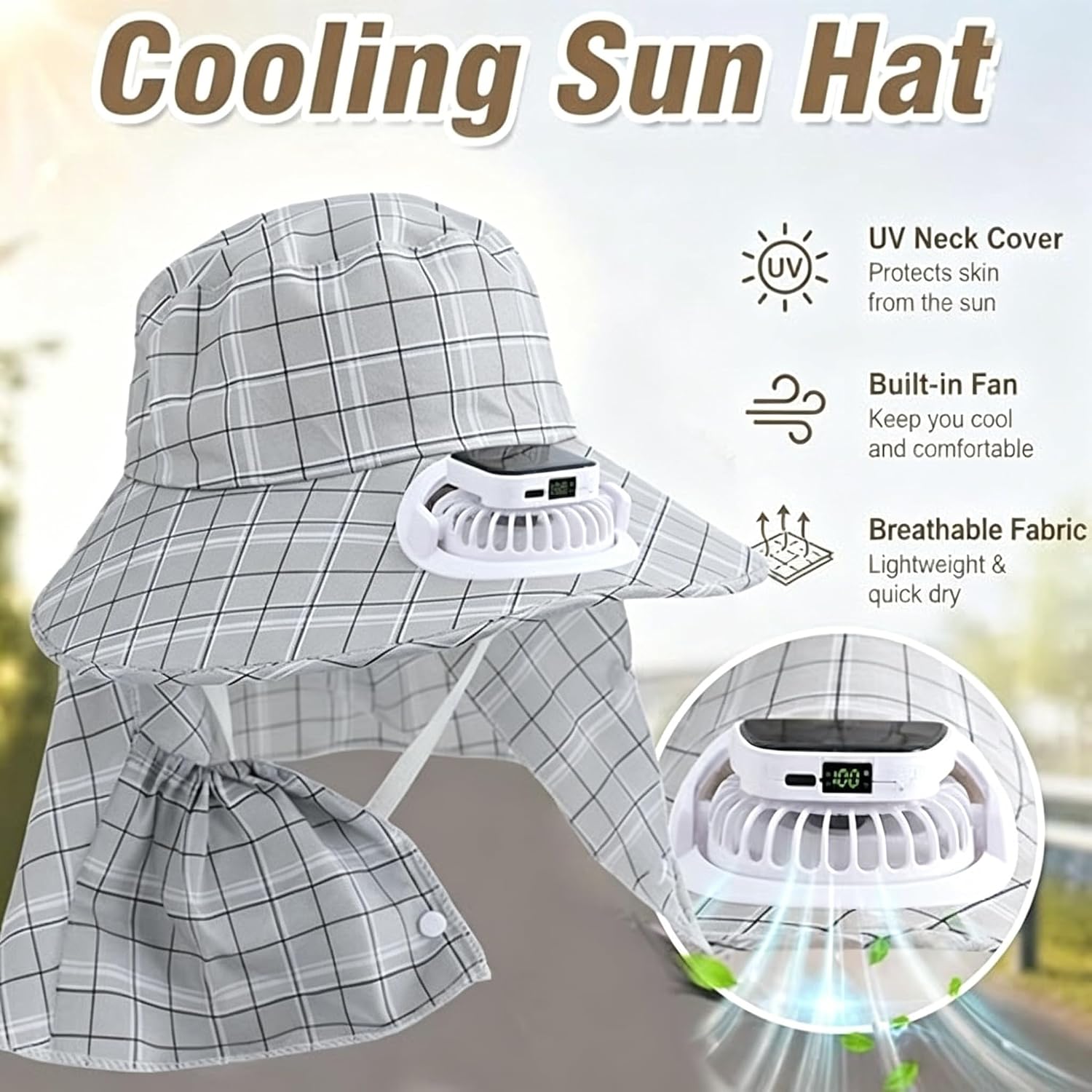 1 szt. Czapka z wentylatorem s – Outdoor Power Fan recenzja i cena